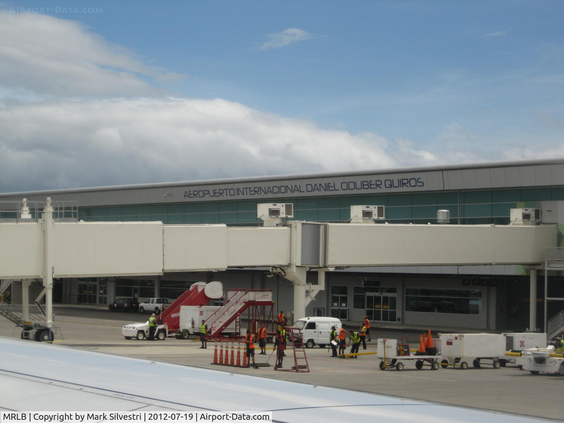 Daniel Oduber International Airport, Liberia Costa Rica (MRLB) - Parked at our gate...