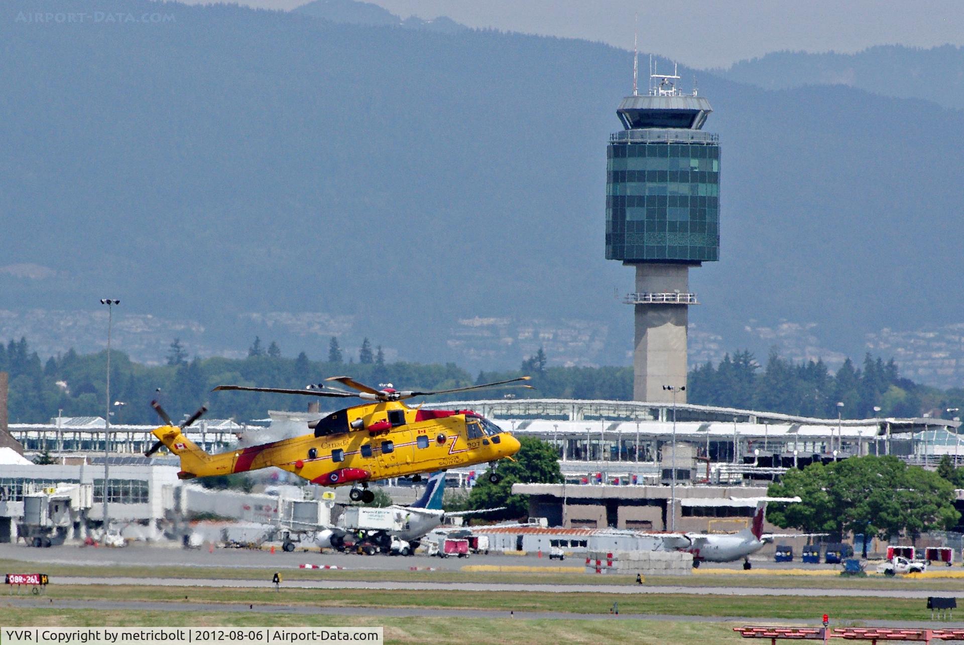 Vancouver International Airport, Vancouver, British Columbia Canada (YVR) - Canadian Coast Guard helicopter at YVR