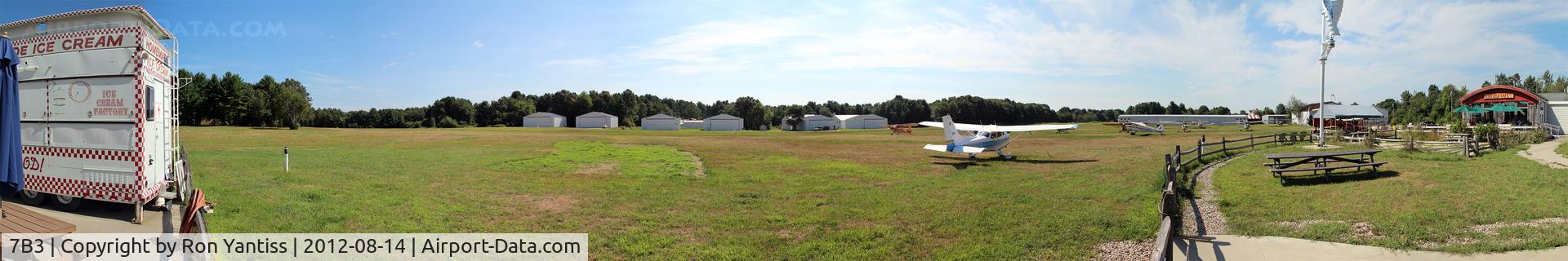 Hampton Airfield Airport (7B3) - Panorama of Hampton Airfield, (7B3), Hampton, NH
