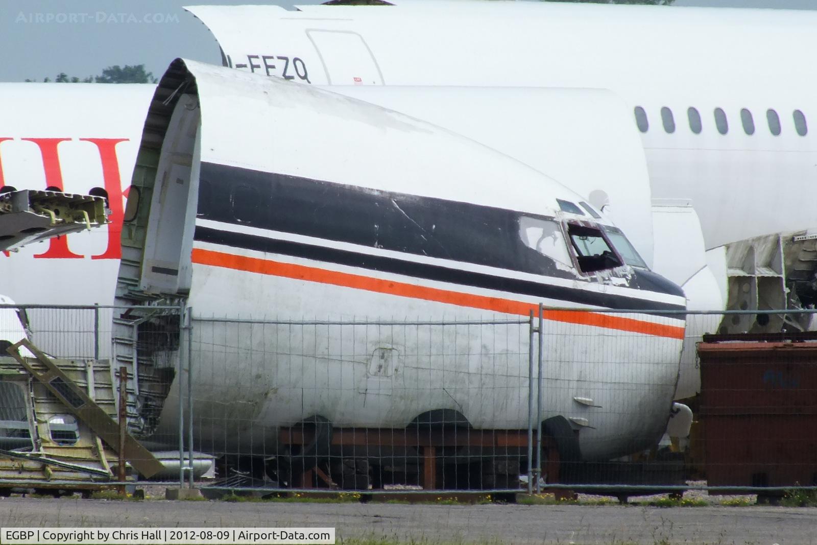 Kemble Airport, Kemble, England United Kingdom (EGBP) - unknown cockpit in the scrapping area at Kemble