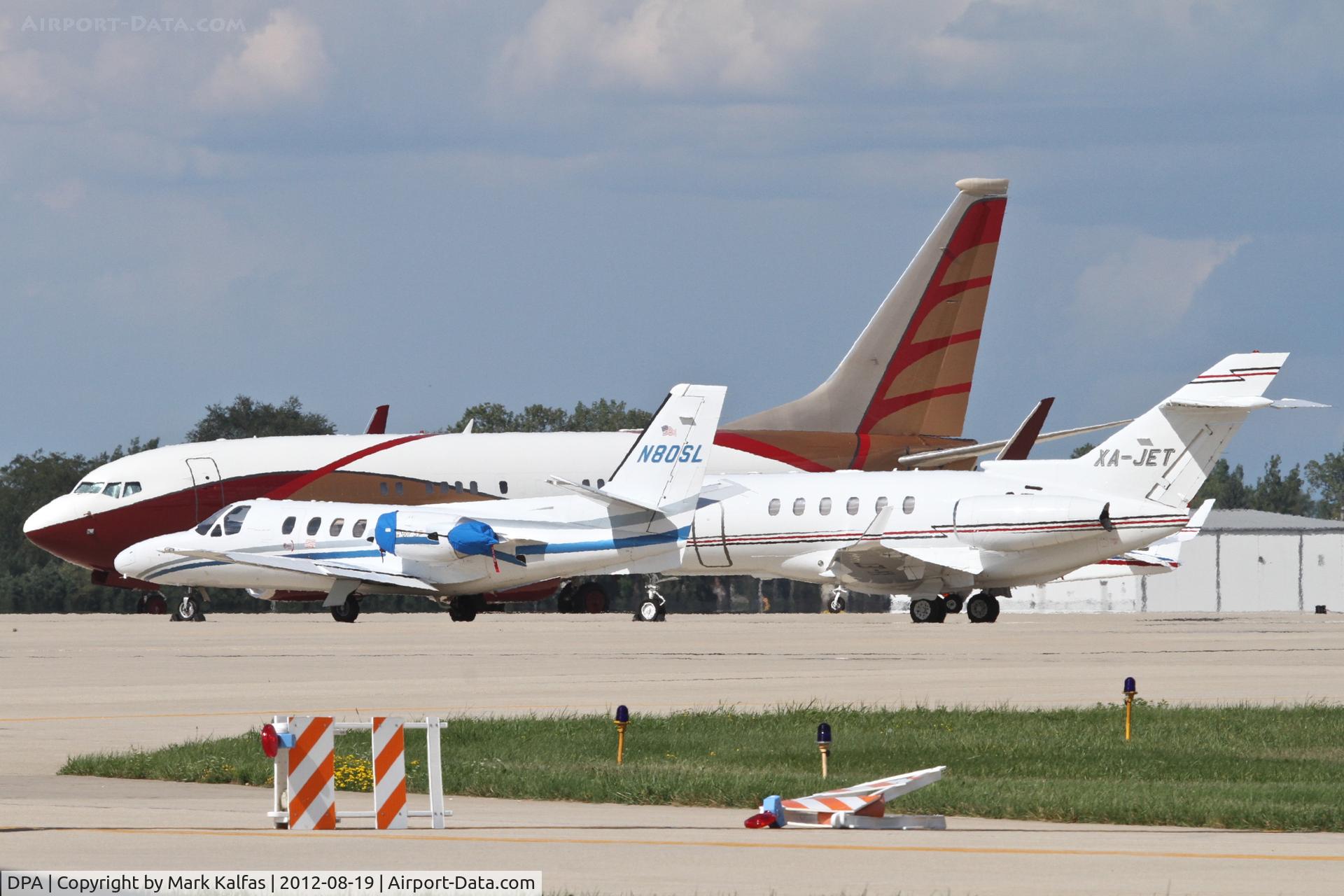 Dupage Airport (DPA) - Flight Center Ramp at DPA.