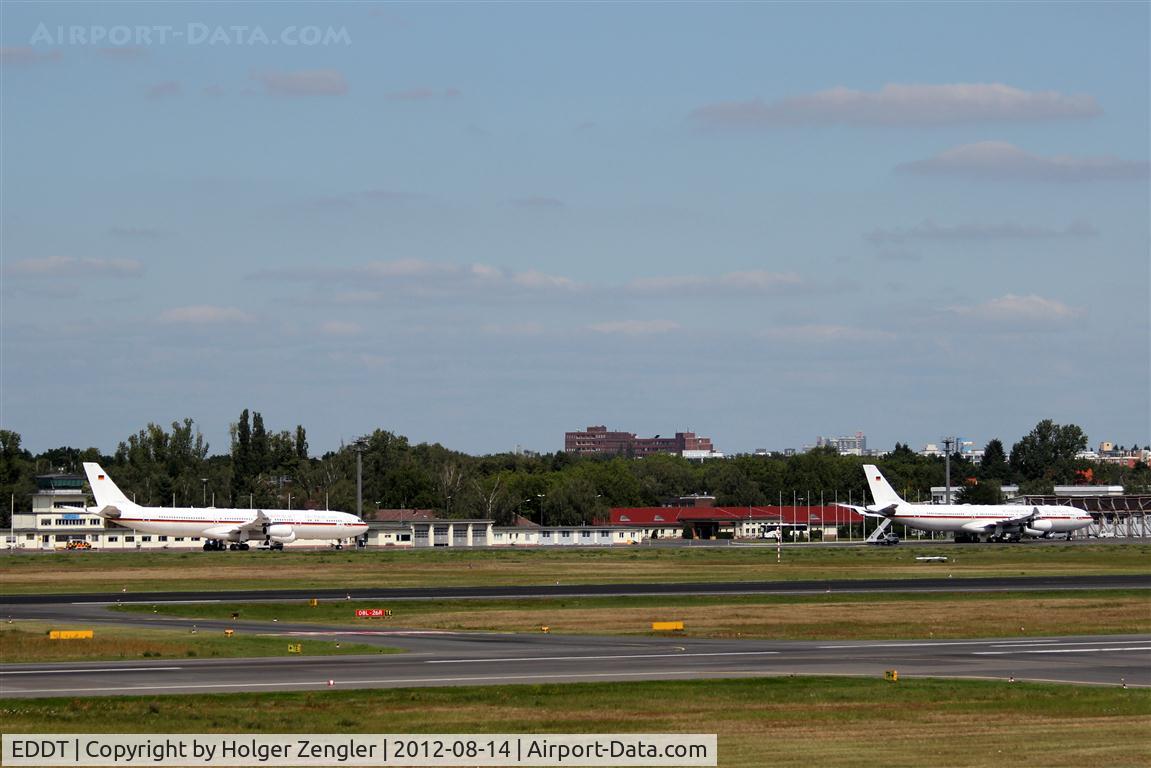 Tegel International Airport (closing in 2011), Berlin Germany (EDDT) - Heavy equipment at governmental airport area today: 16+01 