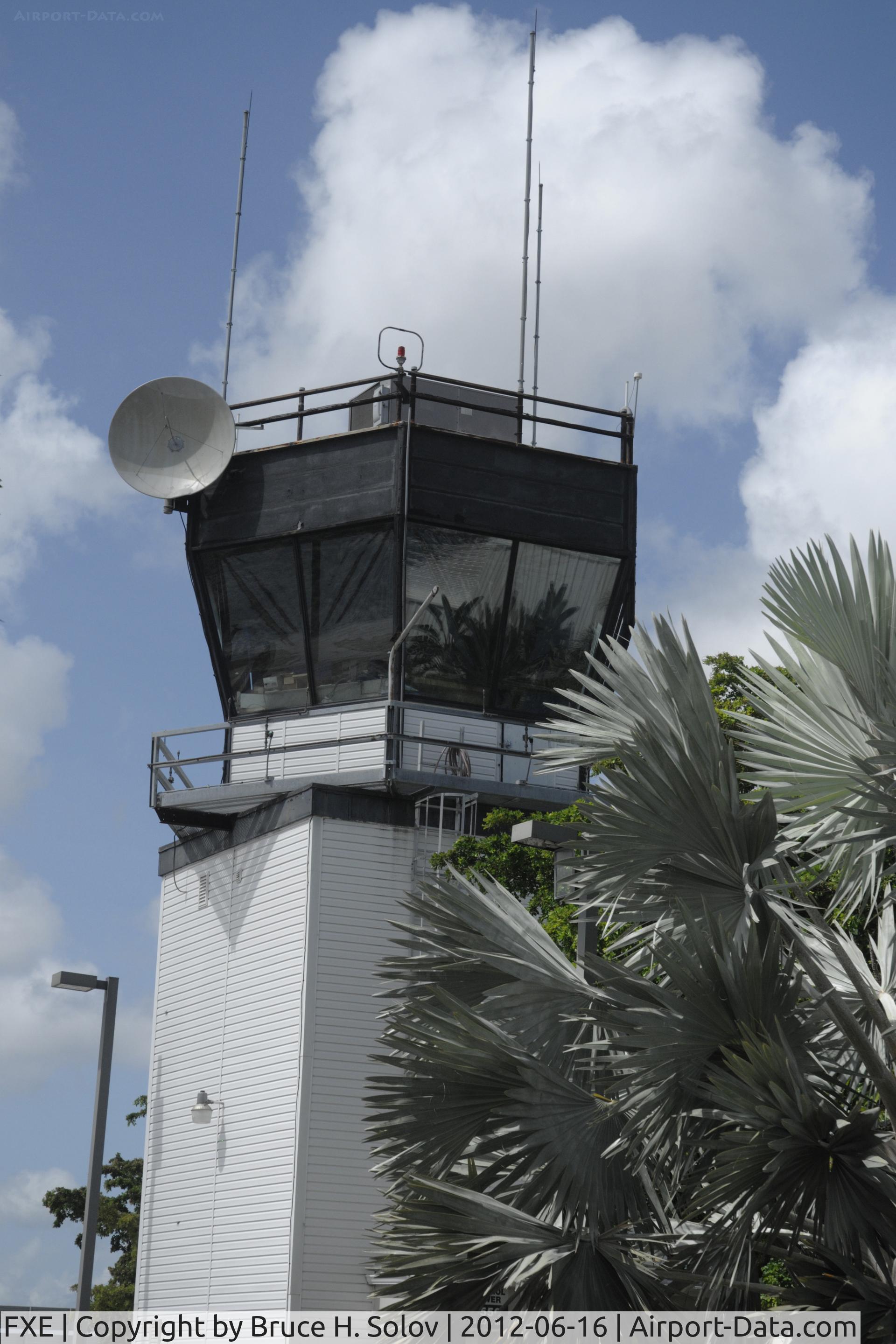 Fort Lauderdale Executive Airport (FXE) - The ATC tower at FXE