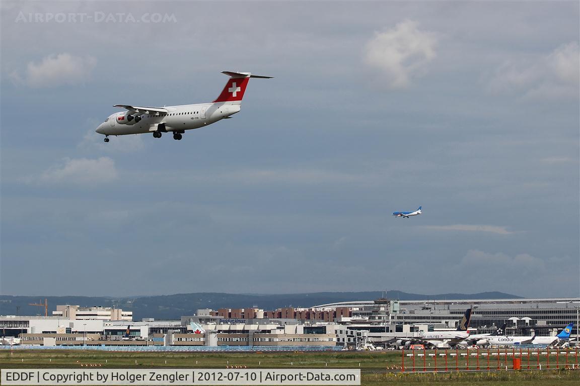 Frankfurt International Airport, Frankfurt am Main Germany (EDDF) - Anglo-Swiss setting on to runways....