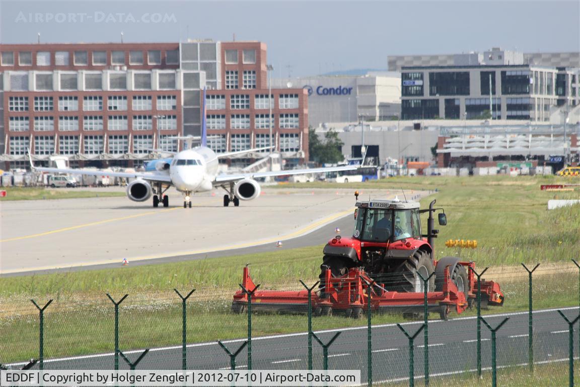 Frankfurt International Airport, Frankfurt am Main Germany (EDDF) - That machine can do everything but flying, I presume...