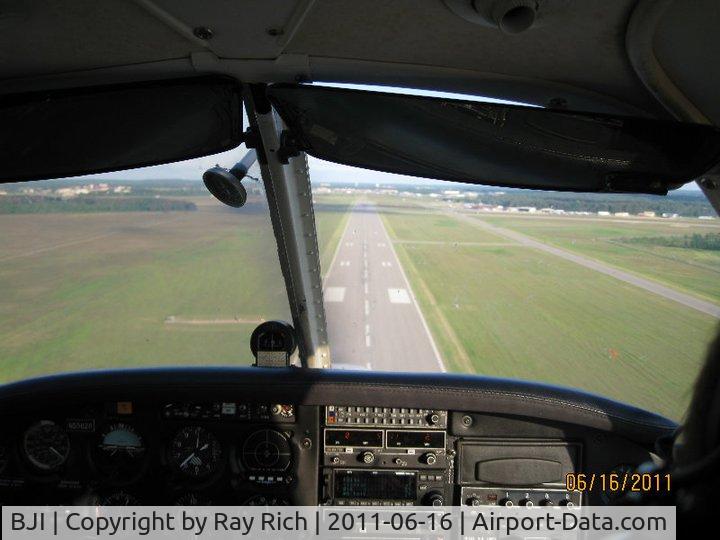 Bemidji Regional Airport (BJI) - Looking at runway 13