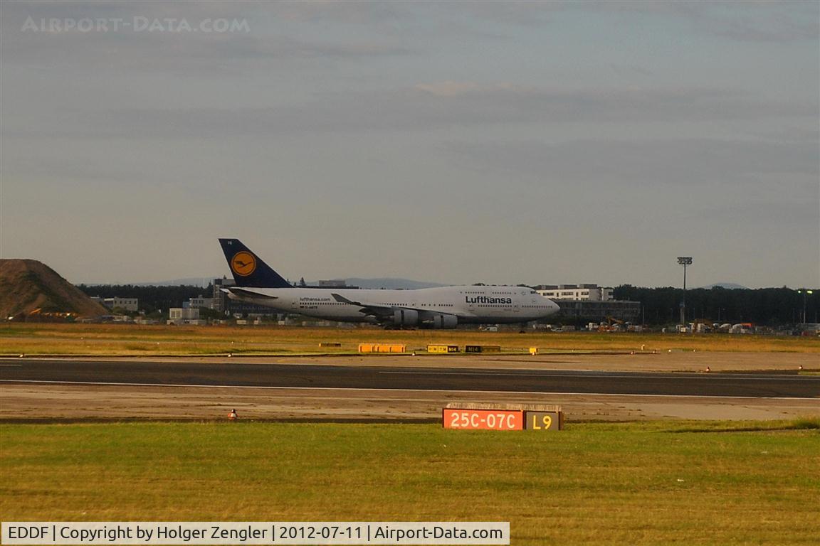 Frankfurt International Airport, Frankfurt am Main Germany (EDDF) - Roll out of a big baby on rwy 25L....