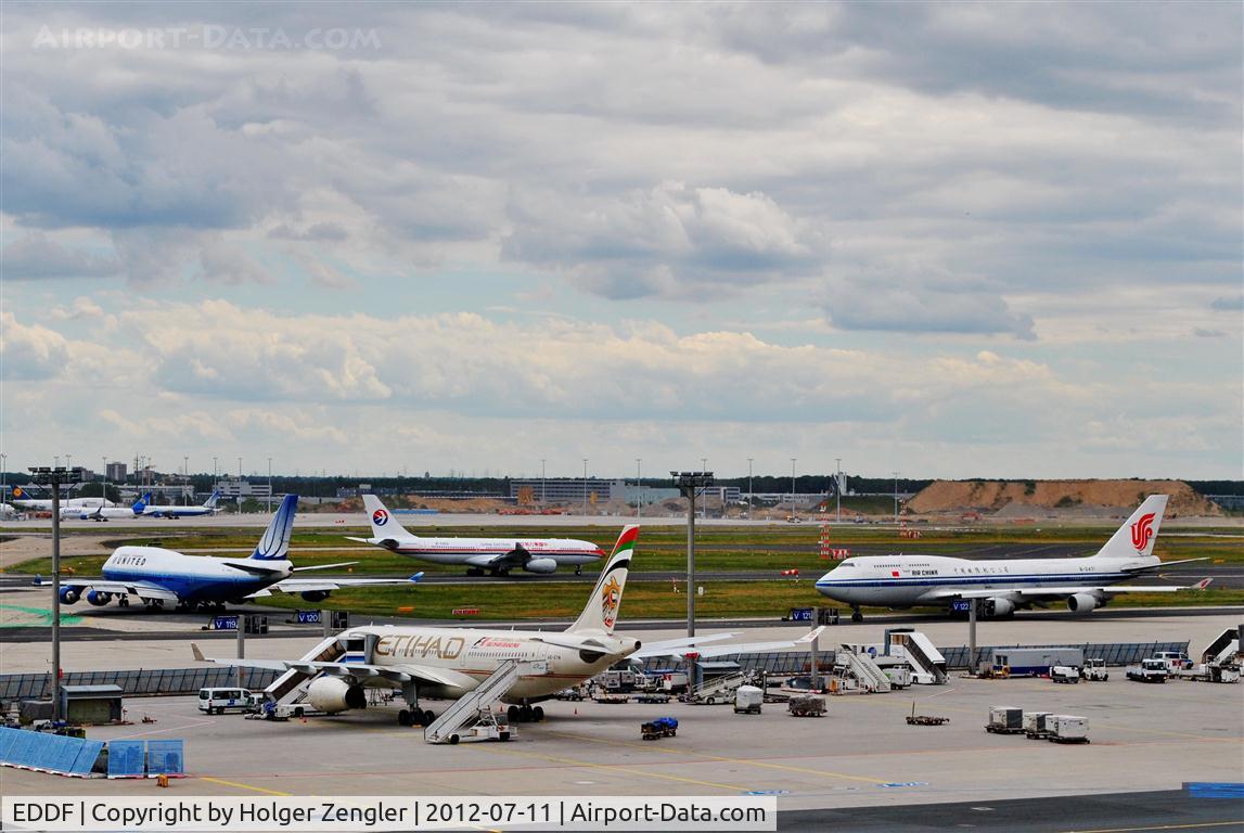 Frankfurt International Airport, Frankfurt am Main Germany (EDDF) - Lining up for rwy 25C....