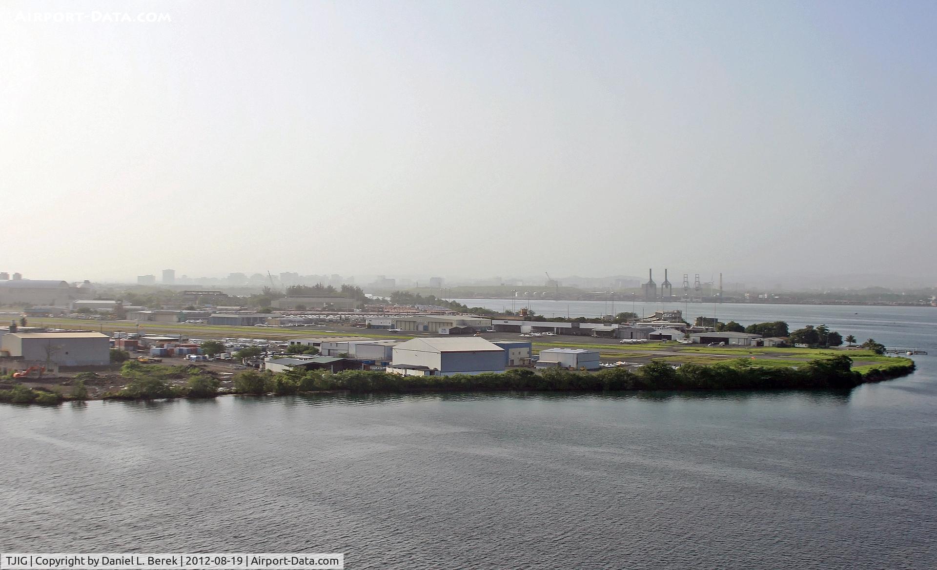 Fernando Ribas Dominicci Airport (Isla Grande Airport), San Juan Puerto Rico (TJIG) - Isla Grande Airport, also known as Fernando Ribas Dominicci Airport, serves general aviation aircraft; it is located just opposite San Juan harbor.  The international (commercial) airport for San Juan is SJU.  