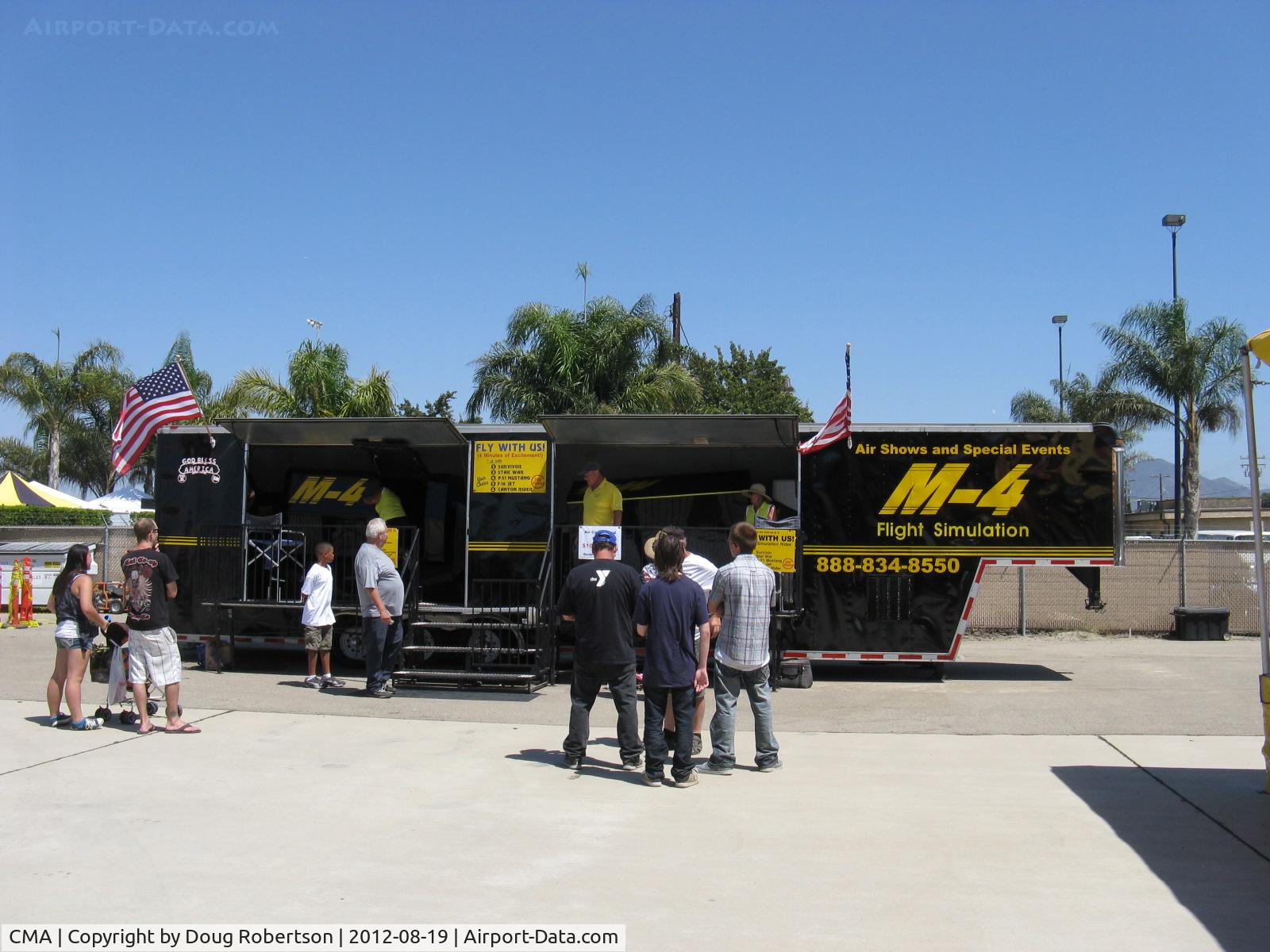 Camarillo Airport (CMA) - M-4 Flight Simulator-portable. At Wings Over Camarillo Airshow 2012