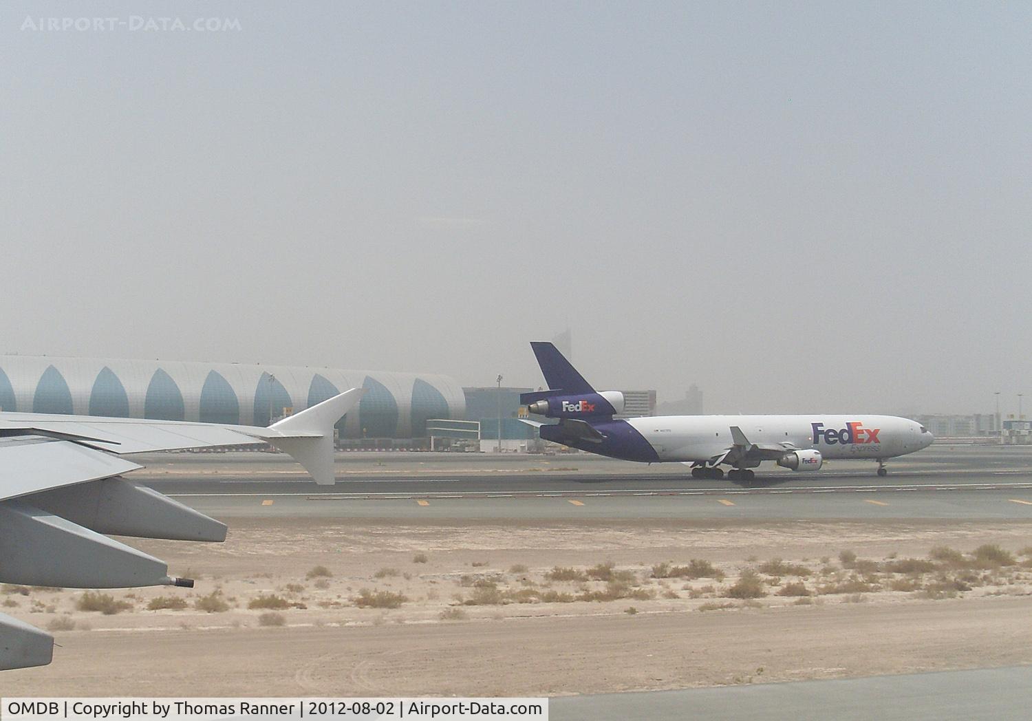 Dubai International Airport, Dubai United Arab Emirates (OMDB) - FedEx MD-11 landed in Dubai
