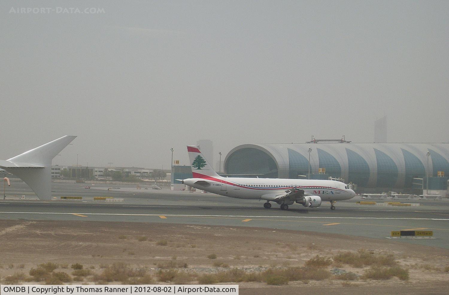 Dubai International Airport, Dubai United Arab Emirates (OMDB) - MEA A320 landed in Dubai