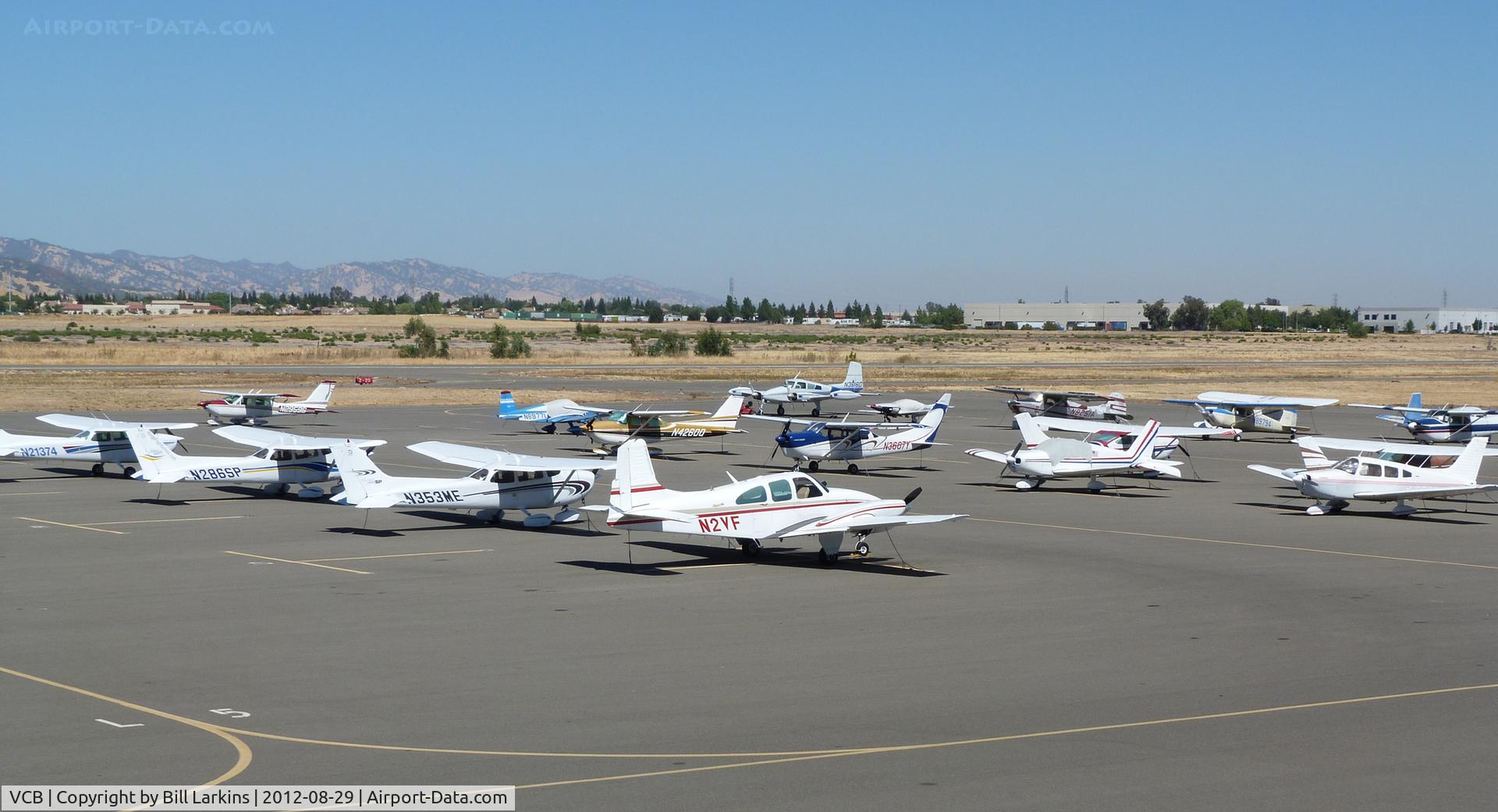 Nut Tree Airport (VCB) - Ramp view to the East.