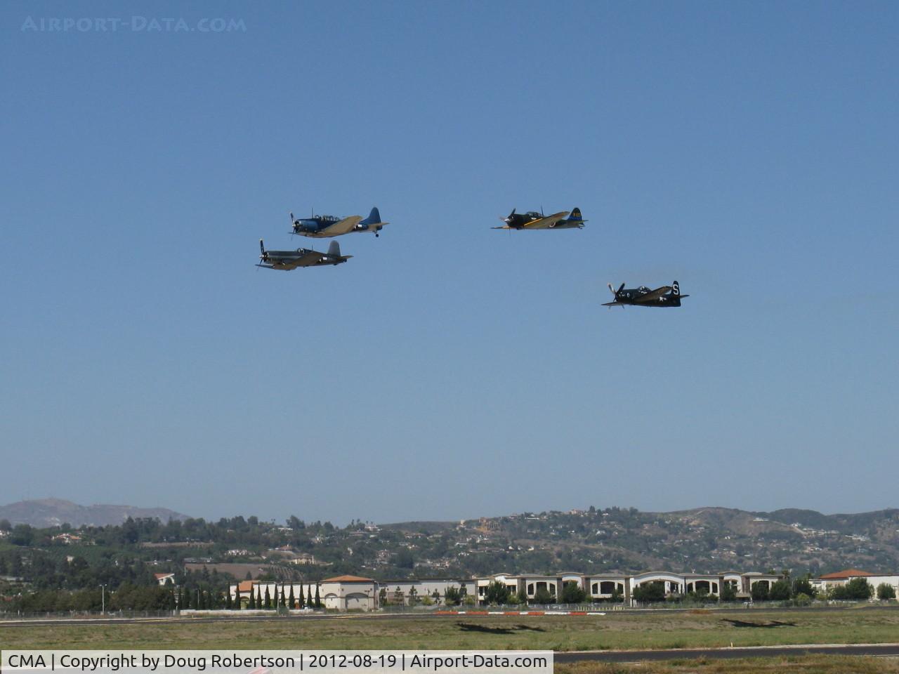 Camarillo Airport (CMA) - Formation overflight 26 