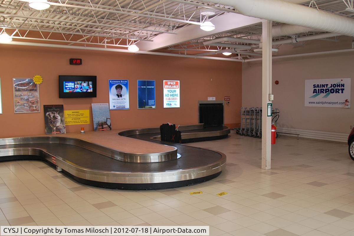 Saint John Airport, Saint John, New Brunswick Canada (CYSJ) - Inside the terminal buildung.