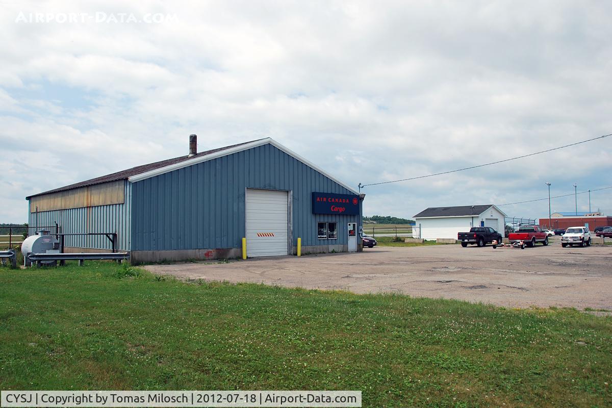 Saint John Airport, Saint John, New Brunswick Canada (CYSJ) - Air Canada Cargo building at YSJ.