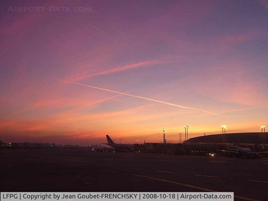 Paris Charles de Gaulle Airport (Roissy Airport), Paris France (LFPG) - departute to Bordeaux airport