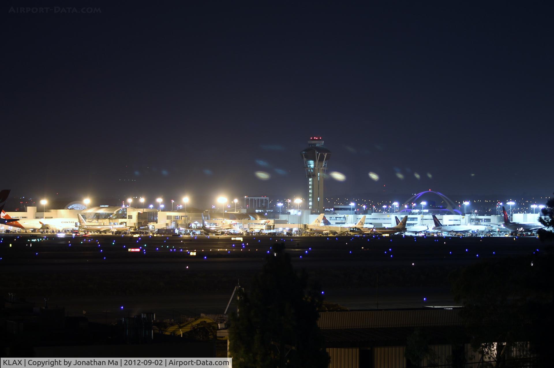 Los Angeles International Airport (LAX) - Shot from Imperial Hill at night