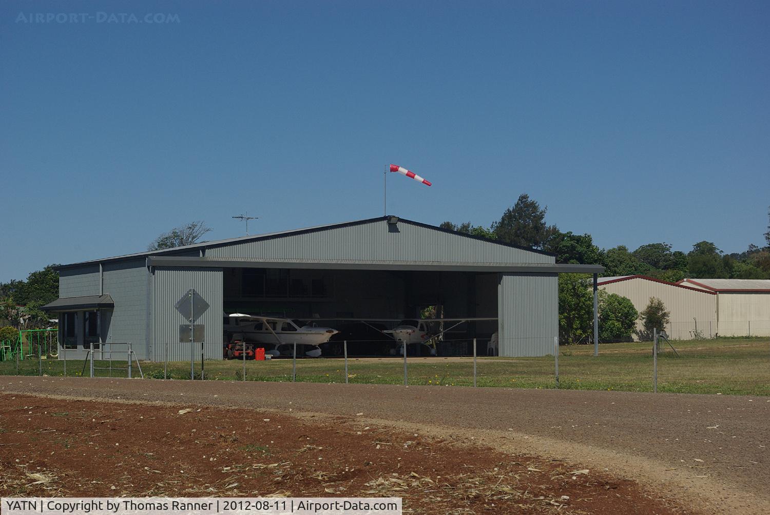 YATN Airport - house with two planes in the garage