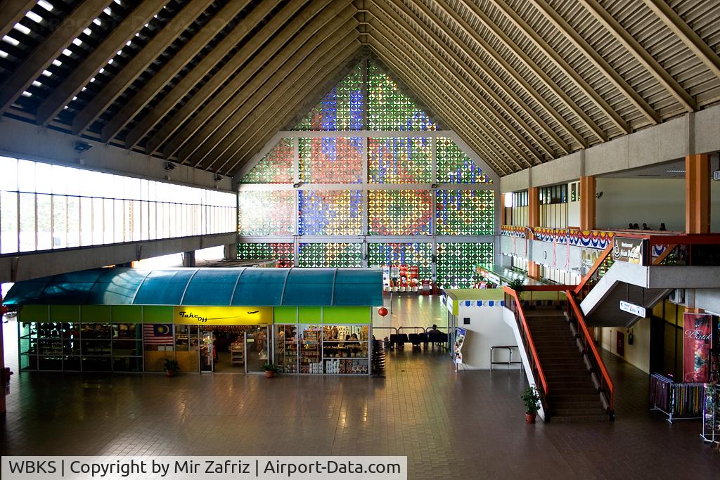 Sandakan Airport, Sandakan, Sabah Malaysia (WBKS) - Stained glass windows of Sandakan Airport.