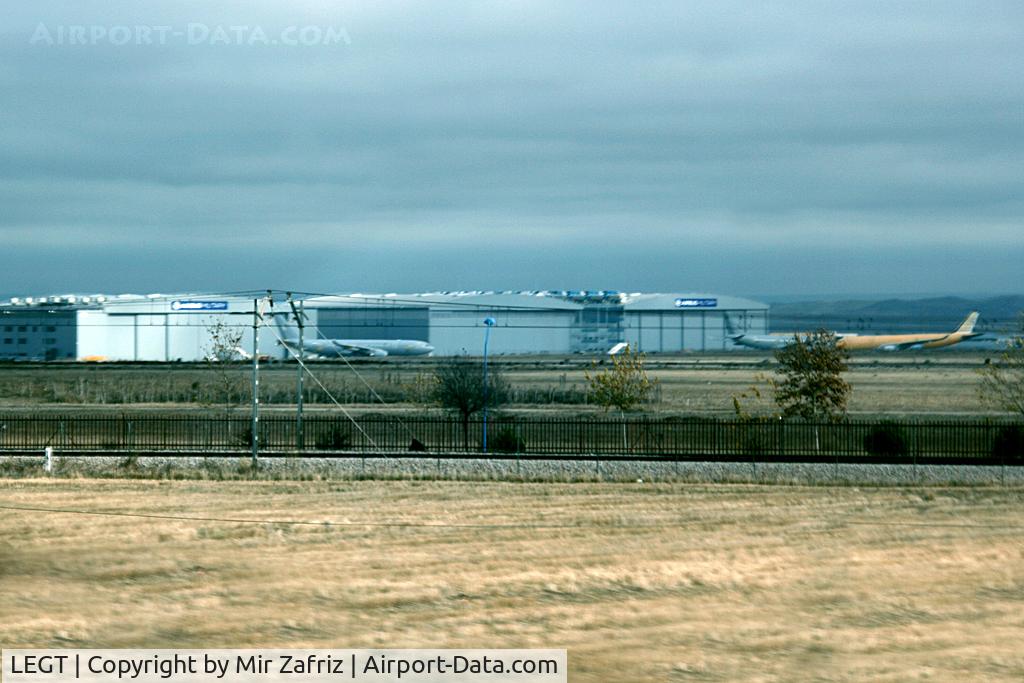 LEGT Airport - Getafe Air Base, about 20km south of Madrid is one of the oldest airbase in Spain. It is also houses one of two Airbus Military facilities in Spain. The Airbus A330 MRTT conversion centre is located here.