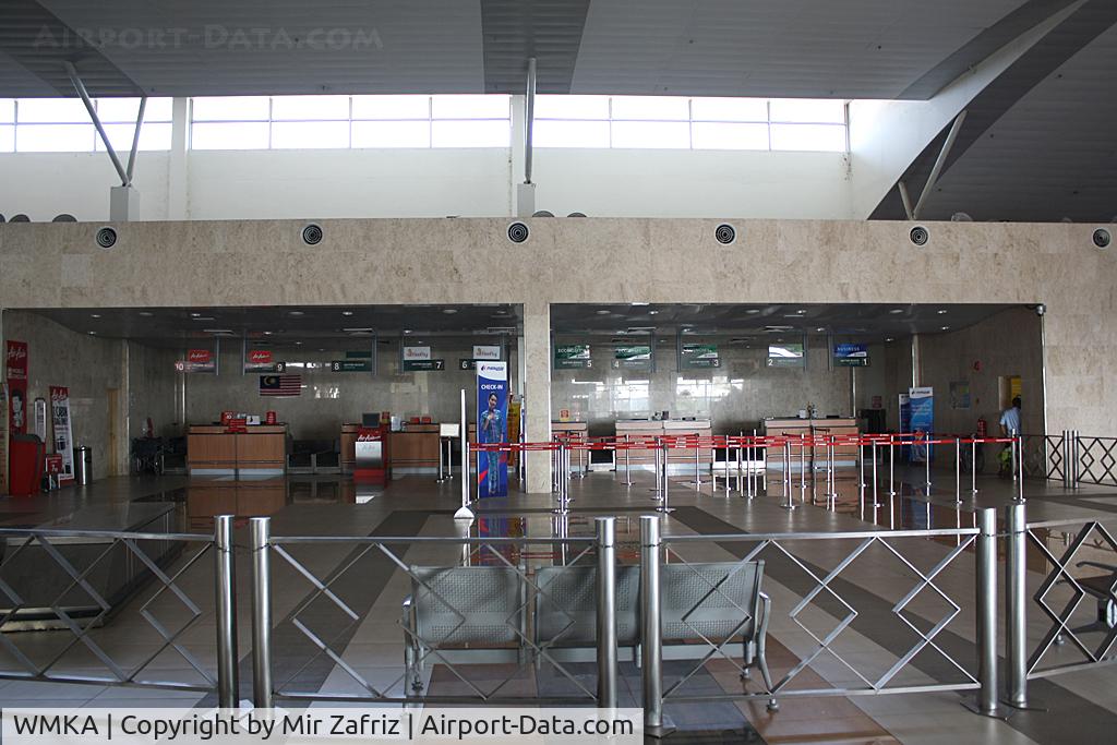 Sultan Abdul Halim Airport, Alor Setar, Kedah Malaysia (WMKA) - Check-in area, Alor Setar Airport.  