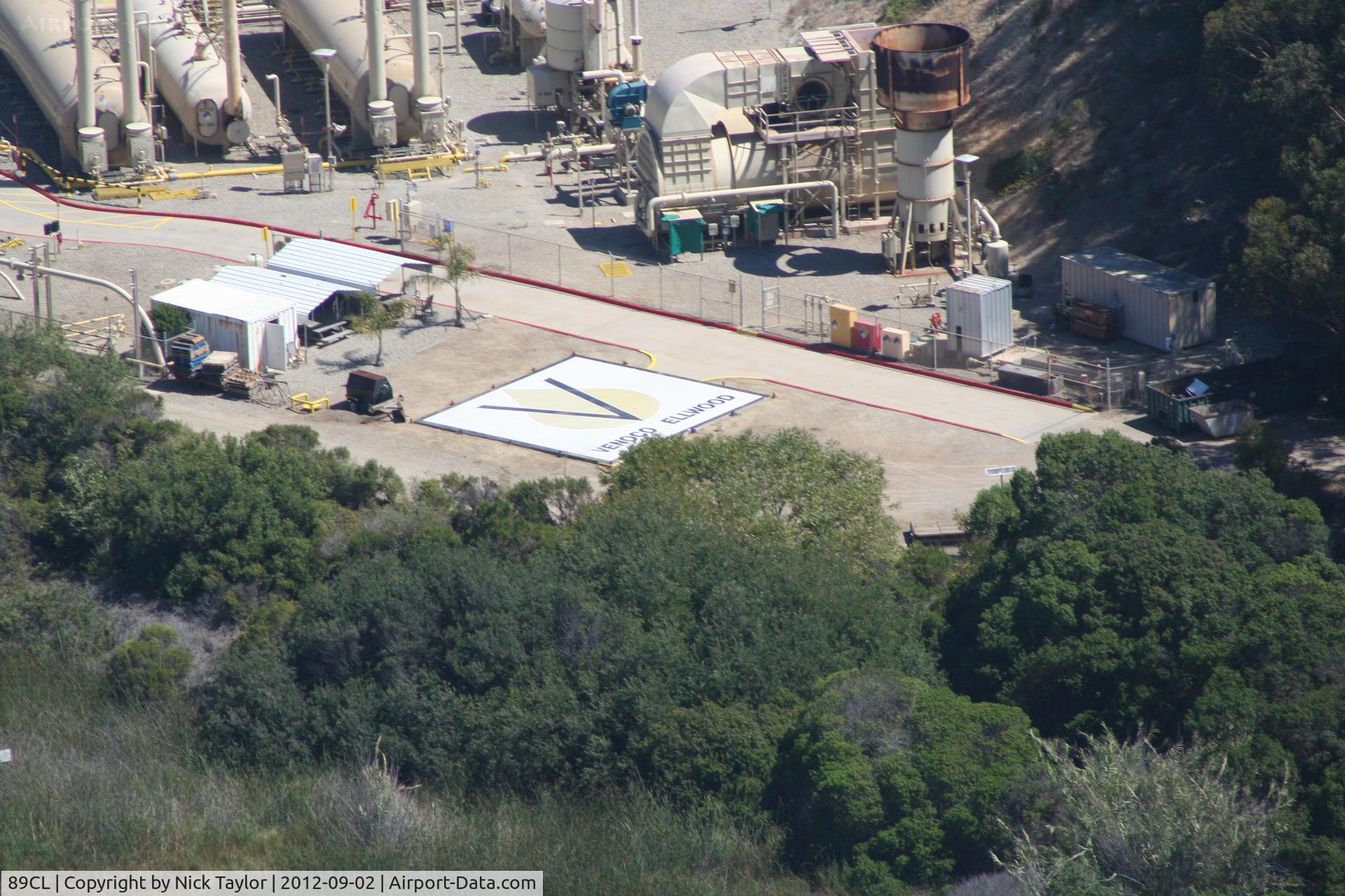 Elwood Onshore Facility Heliport (89CL) - Ellwood Onshore facility heliport