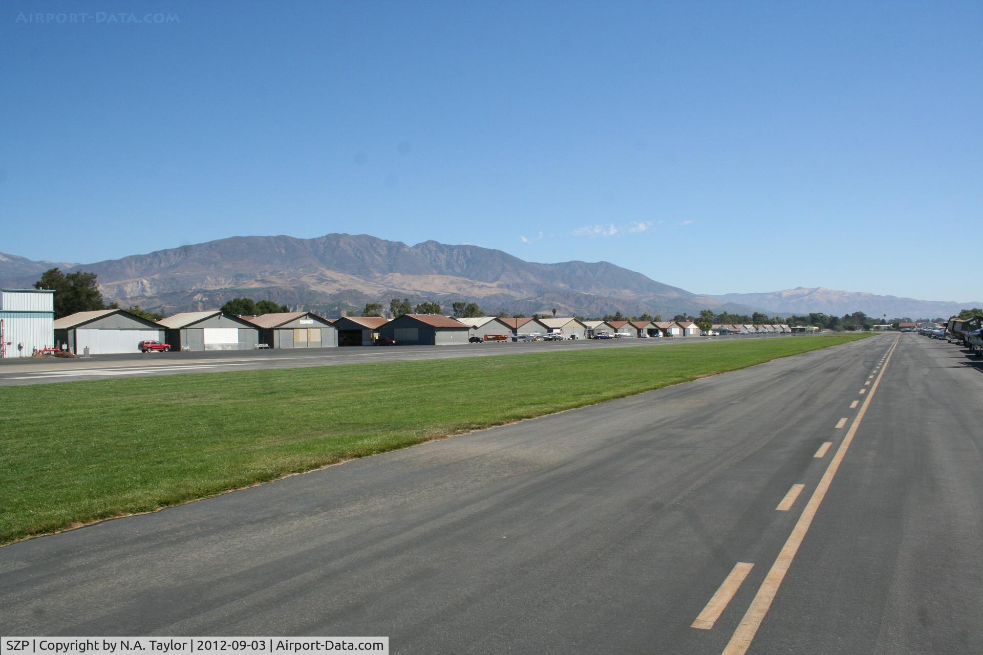 Santa Paula Airport (SZP) - Looking east