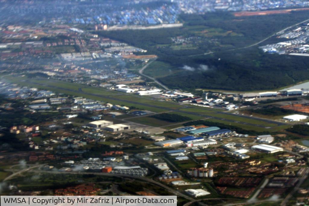 Sultan Abdul Aziz Shah Airport, Subang Jaya, Selangor Malaysia (WMSA) - Subang Airport from above