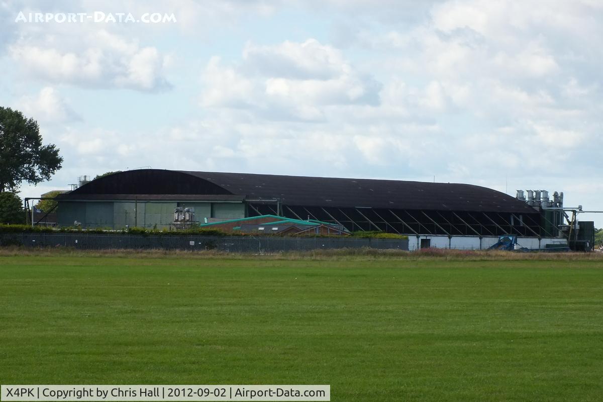 X4PK Airport - The surviving WWII J type hangar at Pocklington