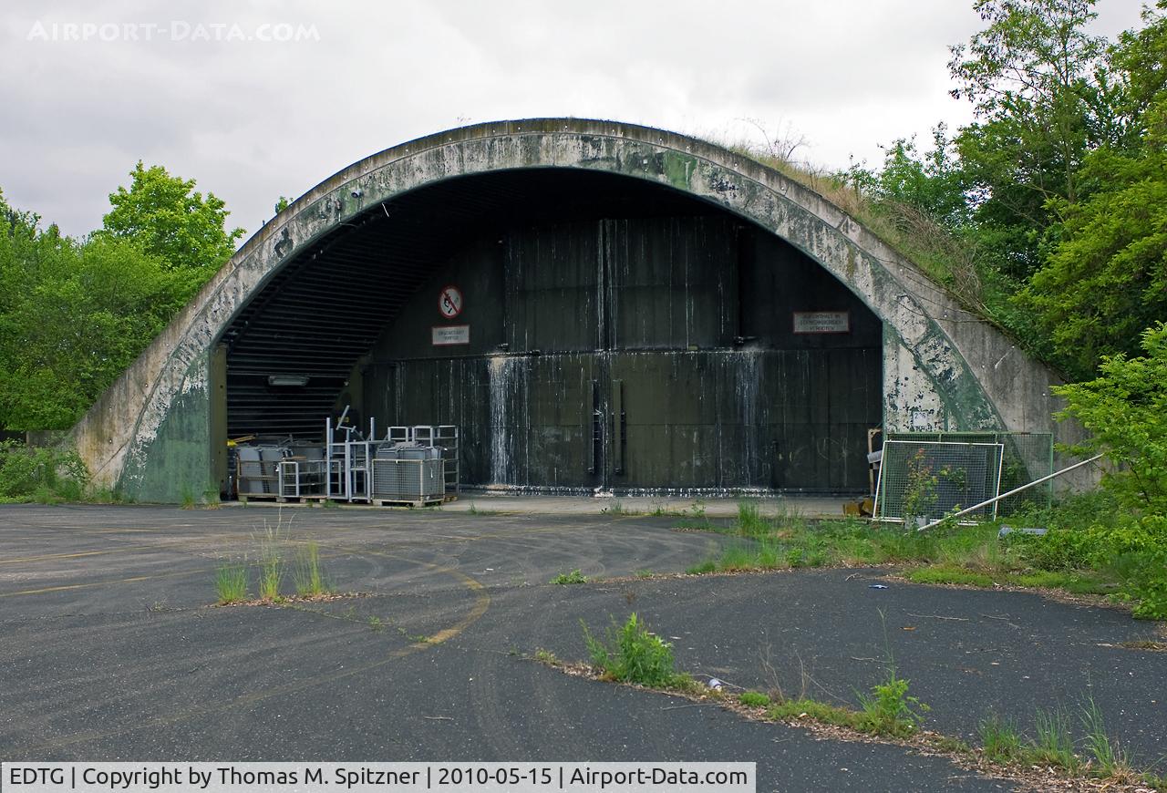 Bremgarten Airport, Freiburg/Breisgau, Baden-Württemberg Germany (EDTG) - Former a/c shelter at EDTG air force base. 