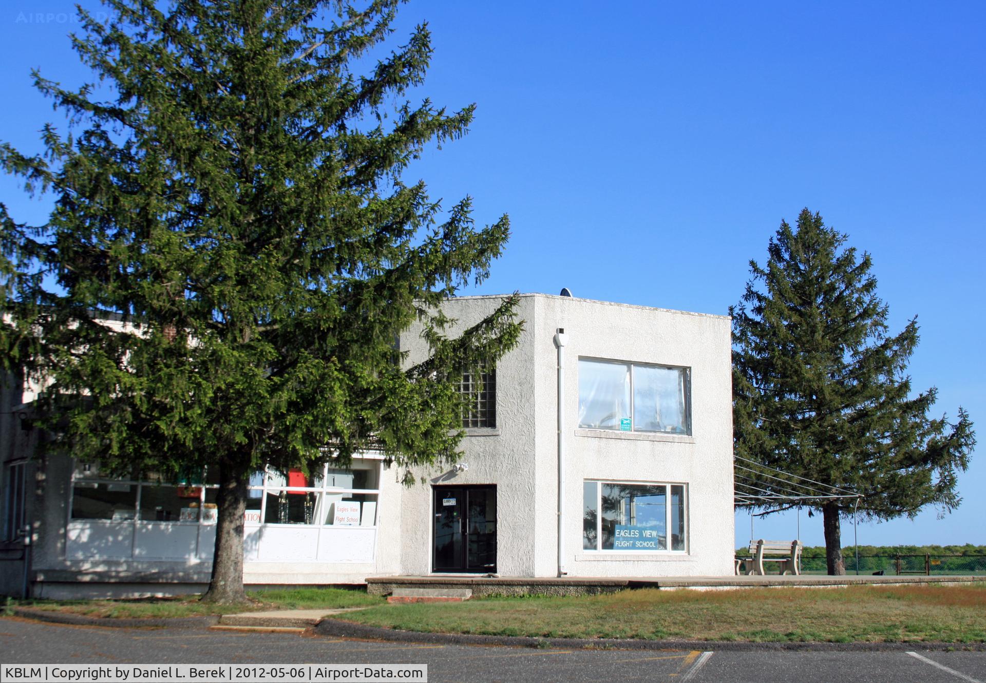 Monmouth Executive Airport (BLM) - This is one of the executive terminals at Monmouth Executive Airport.