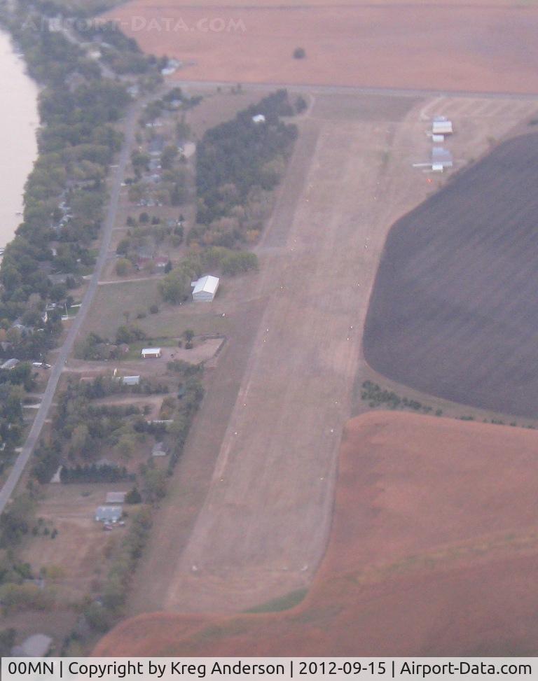 Battle Lake Municipal Airport (00MN) - Battle Lake Municipal Airport as the sun sets on a September Saturday evening.