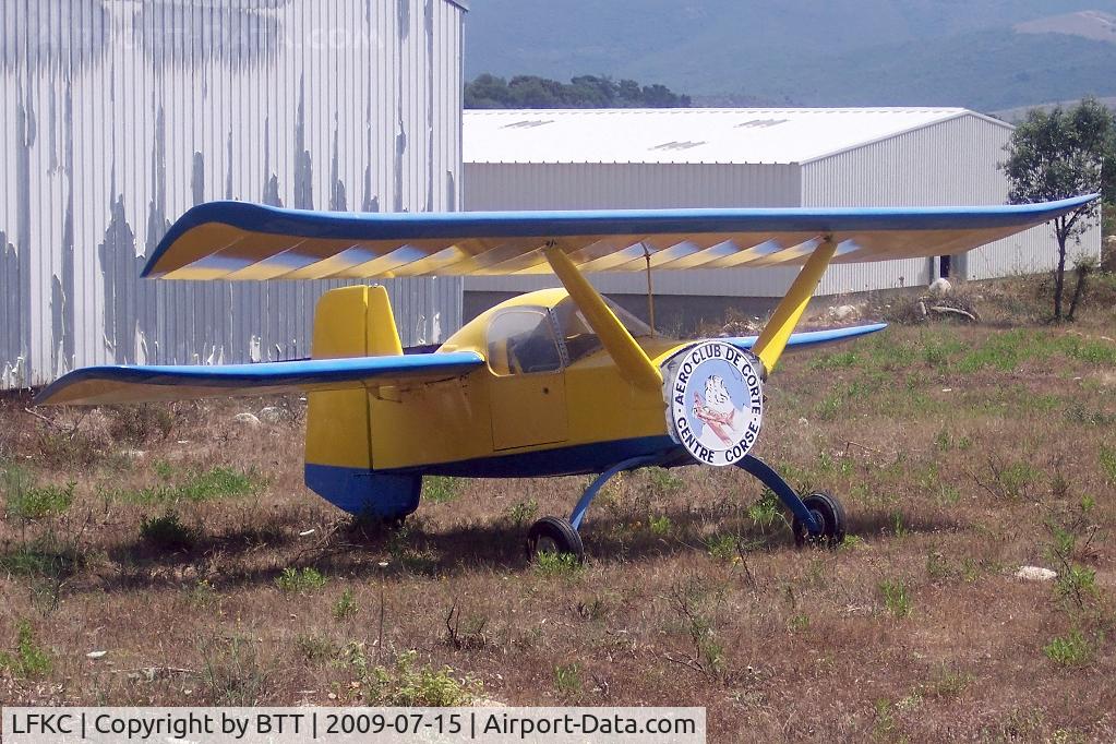 Calvi Sainte-Catherine Airport, Calvi France (LFKC) - Entrance to the airfield, the aircraft has since been destroyed by fire