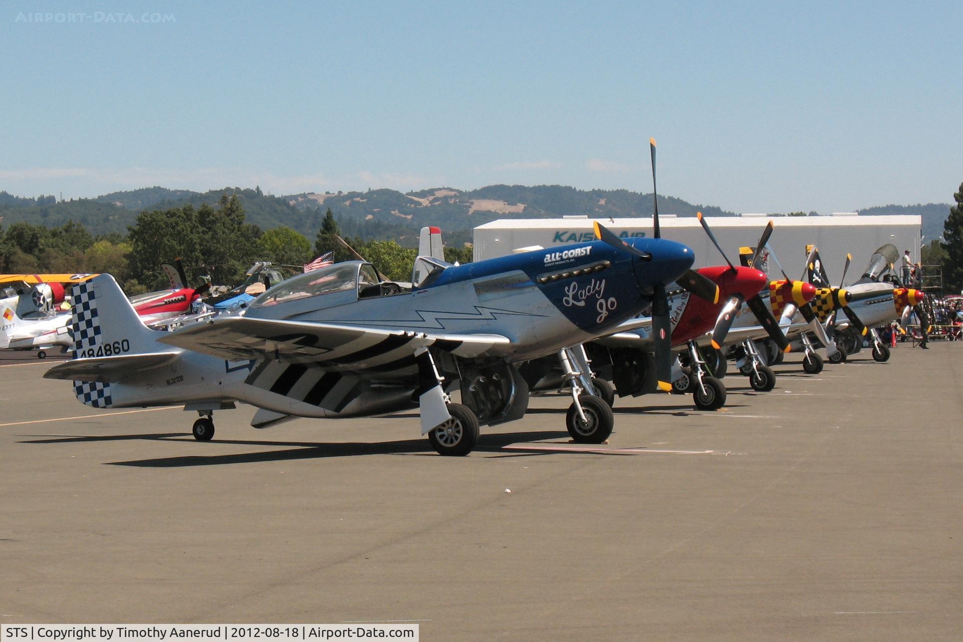 Charles M. Schulz - Sonoma County Airport (STS) - Mustangs at Wings over Wing Country airshow