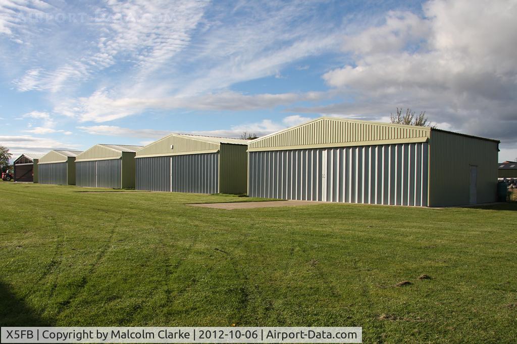 X5FB Airport - New hangars at Fishburn Airfield UK, October 2012.