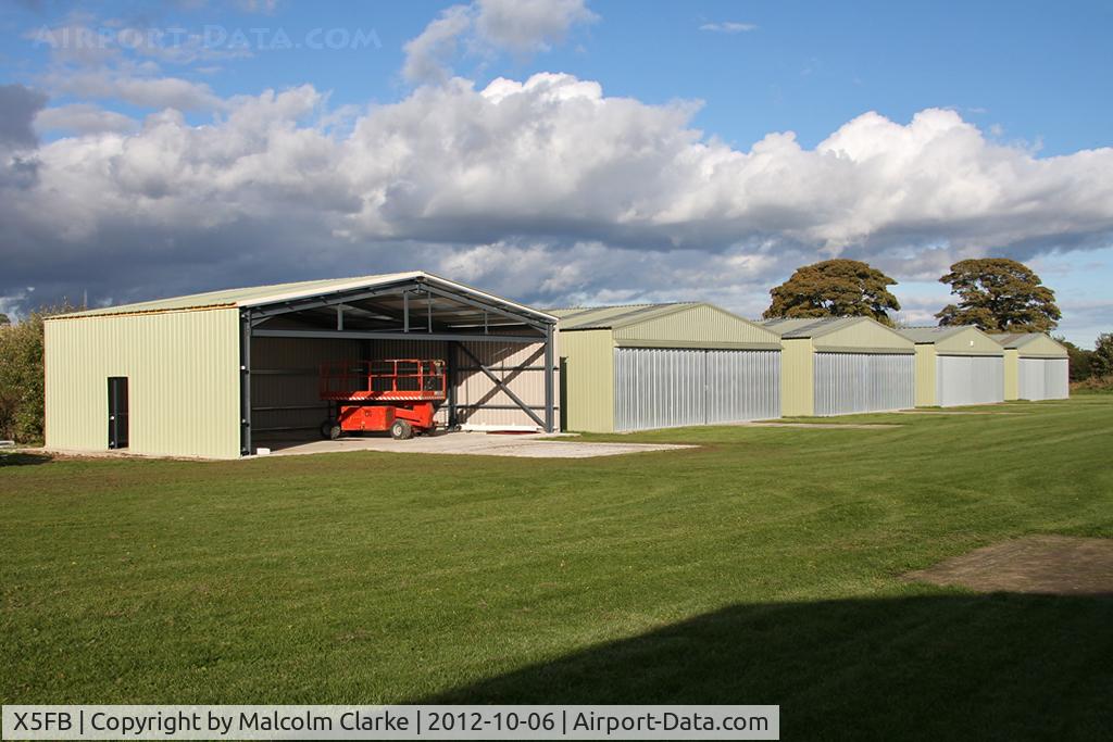 X5FB Airport - New hangars at Fishburn Airfield UK, October 2012.
