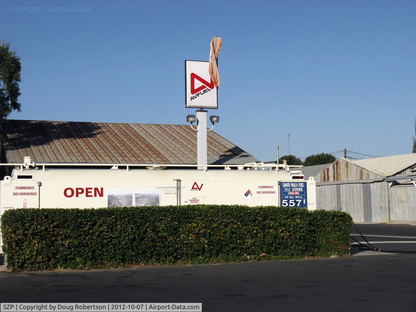 Santa Paula Airport (SZP) - New Self-Serve 100LL fuel price
