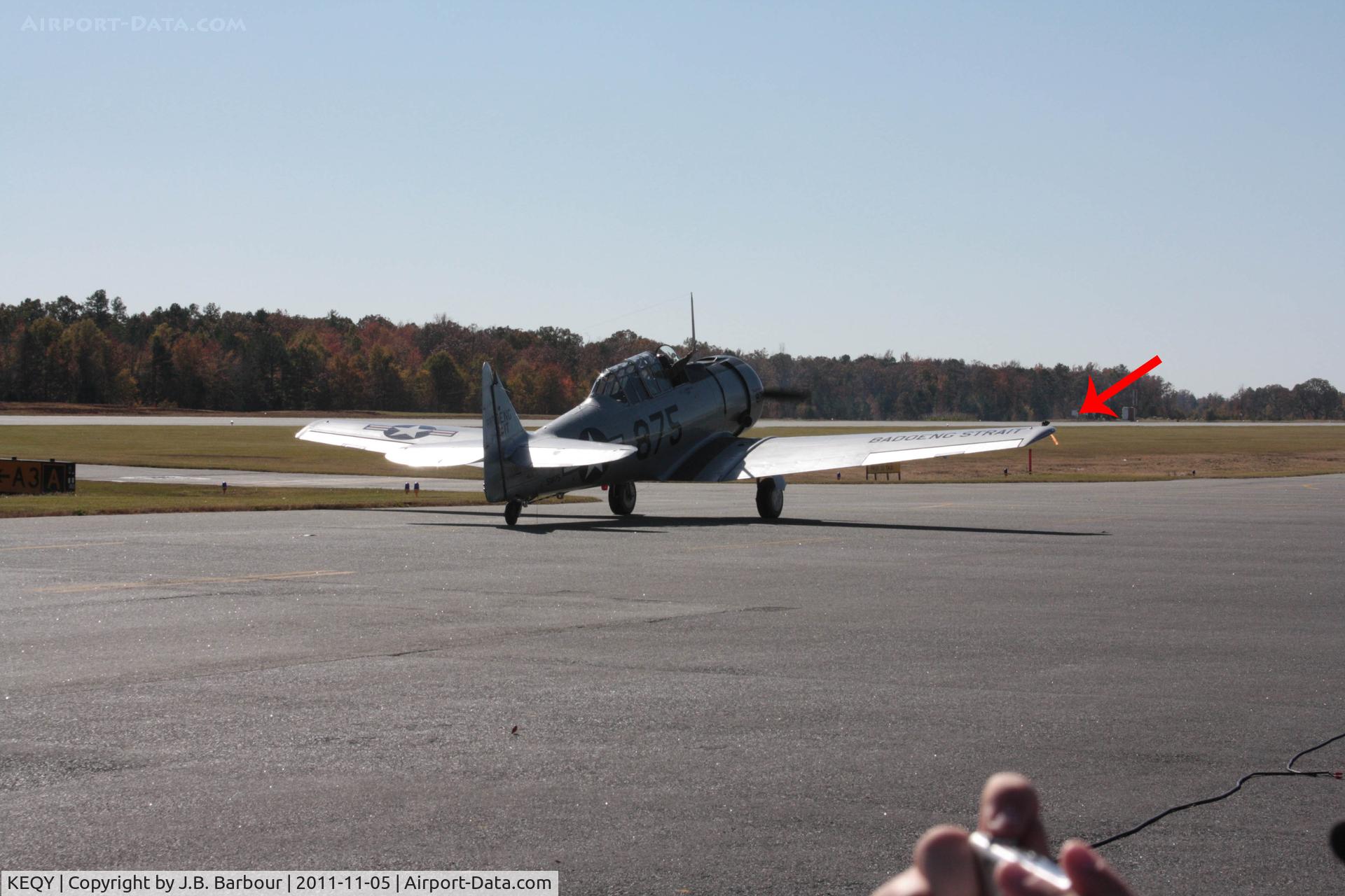 Charlotte-monroe Executive Airport (EQY) - Had I not said anything, this aircraft would have taken off with it's Ram Port cover still on. I got flack for trying to say something and then they were very glad.  Next thing a black truck raced to this plane to remove it. Crazy stuff.