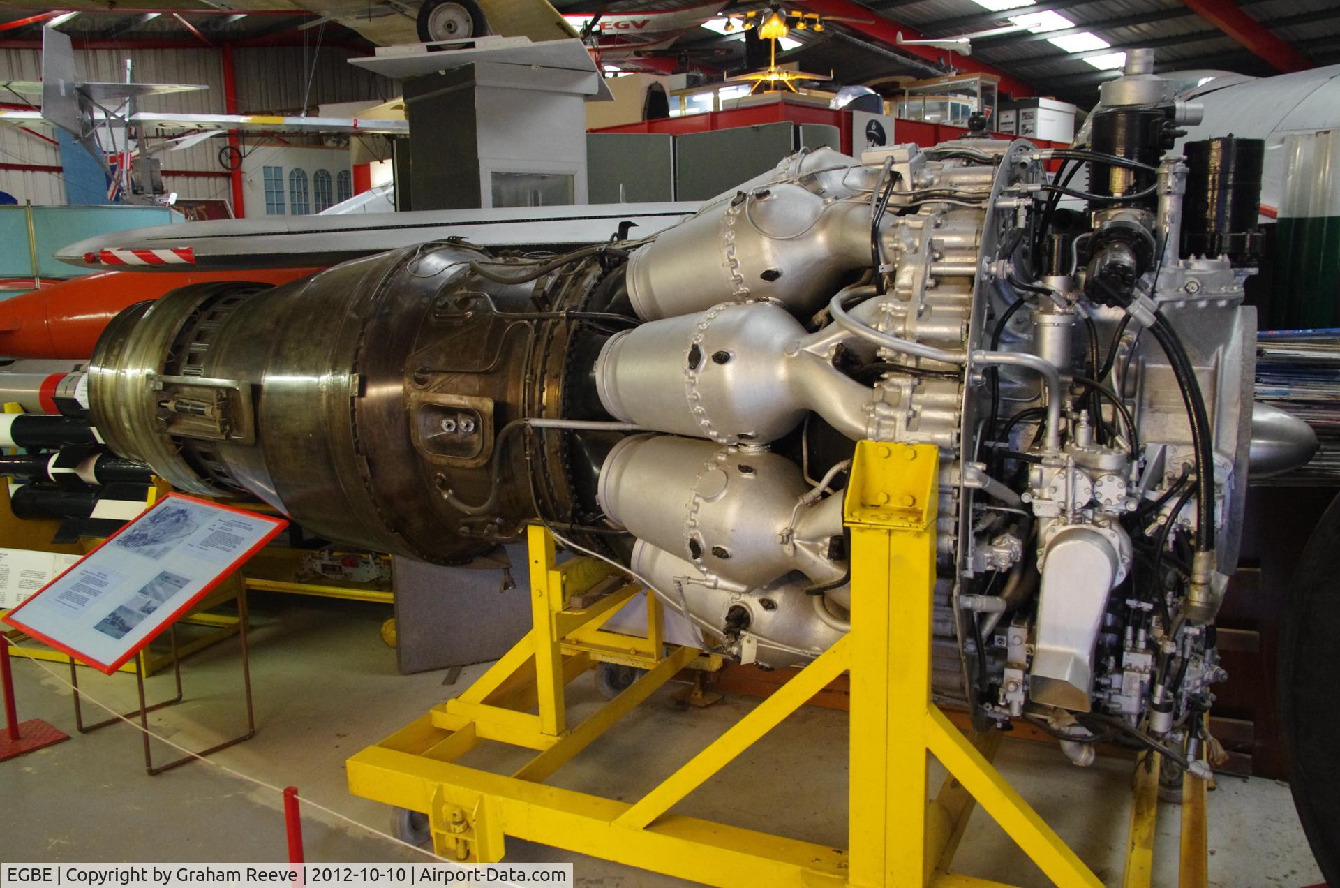 Coventry Airport, Coventry, England United Kingdom (EGBE) - Svenska Flygmotor Ghost RM 2B preserved at the Midland Air Museum.