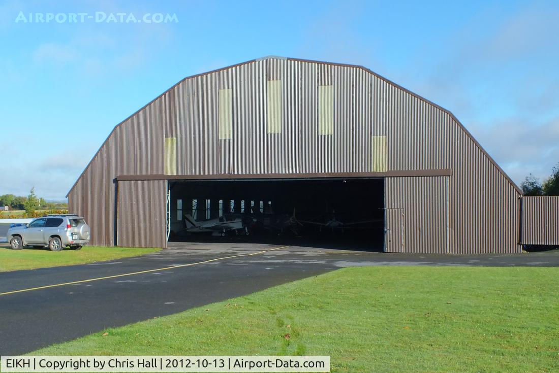 EIKH Airport - one of the hangars at Kilrush Airfield, Ireland
