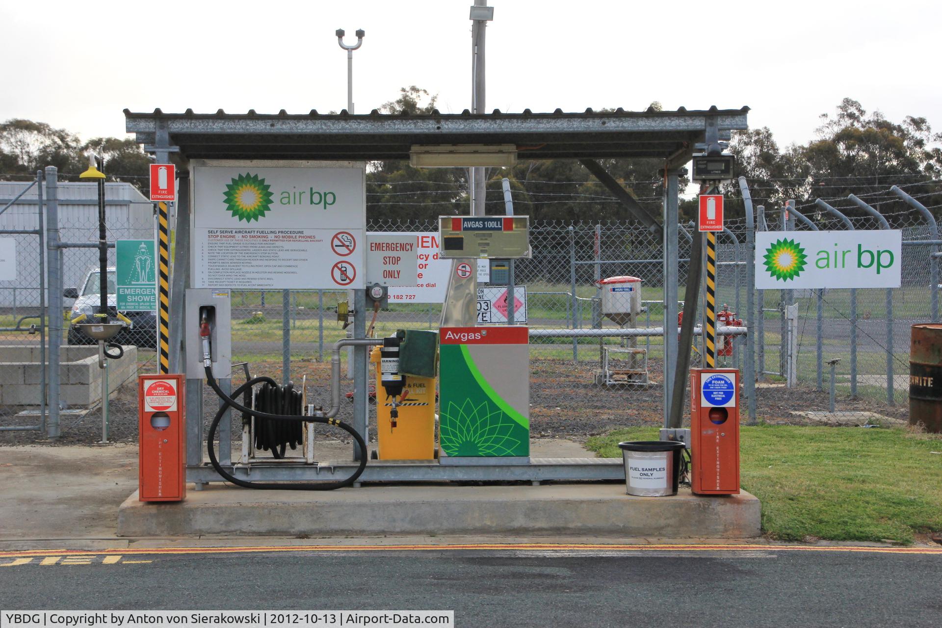 Bendigo Airport, Bendigo, Victoria Australia (YBDG) - Fuel depot
