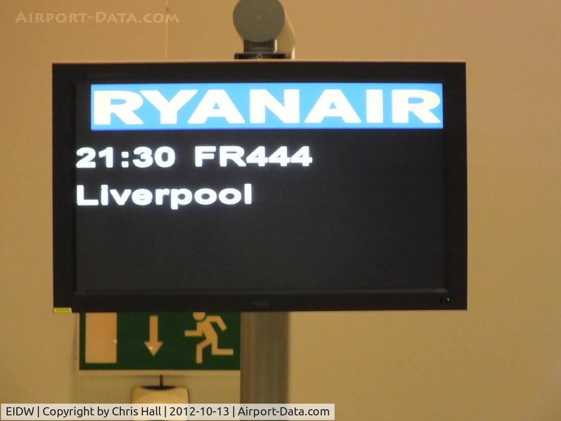 Dublin International Airport, Dublin Ireland (EIDW) - our flight back to Liverpool from gate 109 onboard EI-EVM