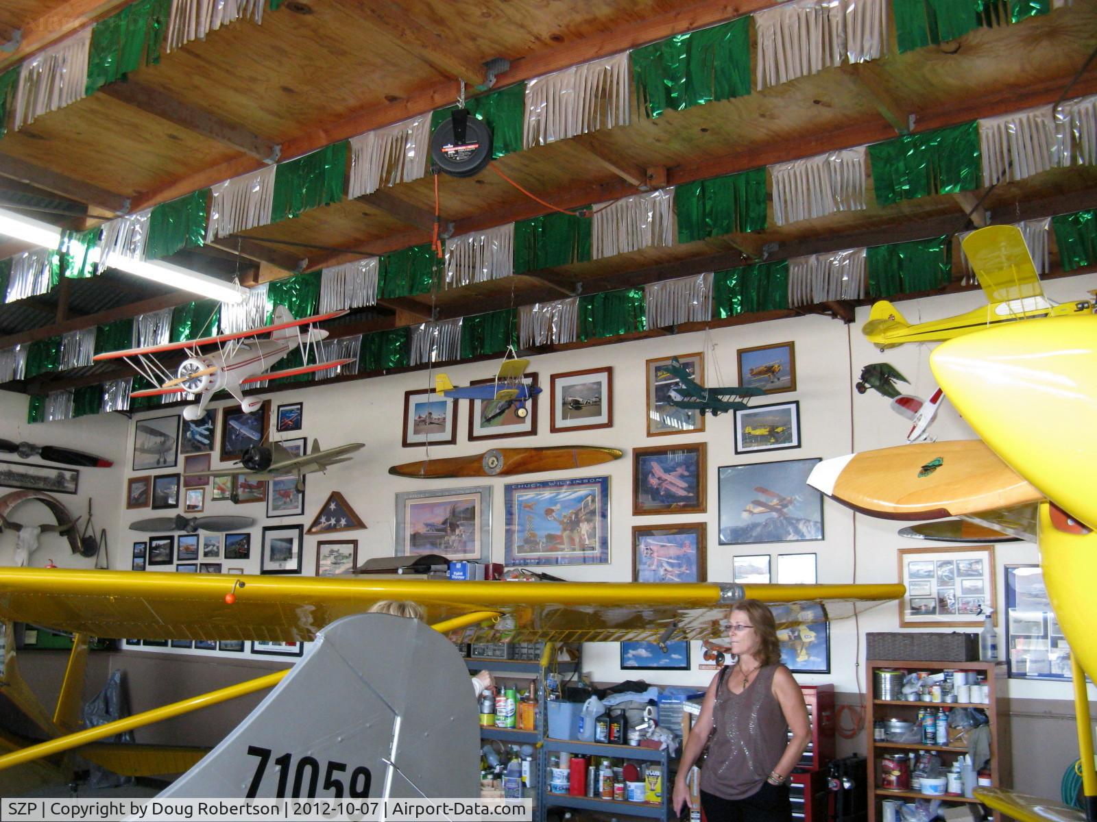 Santa Paula Airport (SZP) - Aviation Museum of Santa Paula. The Quinn Museum Hangar.