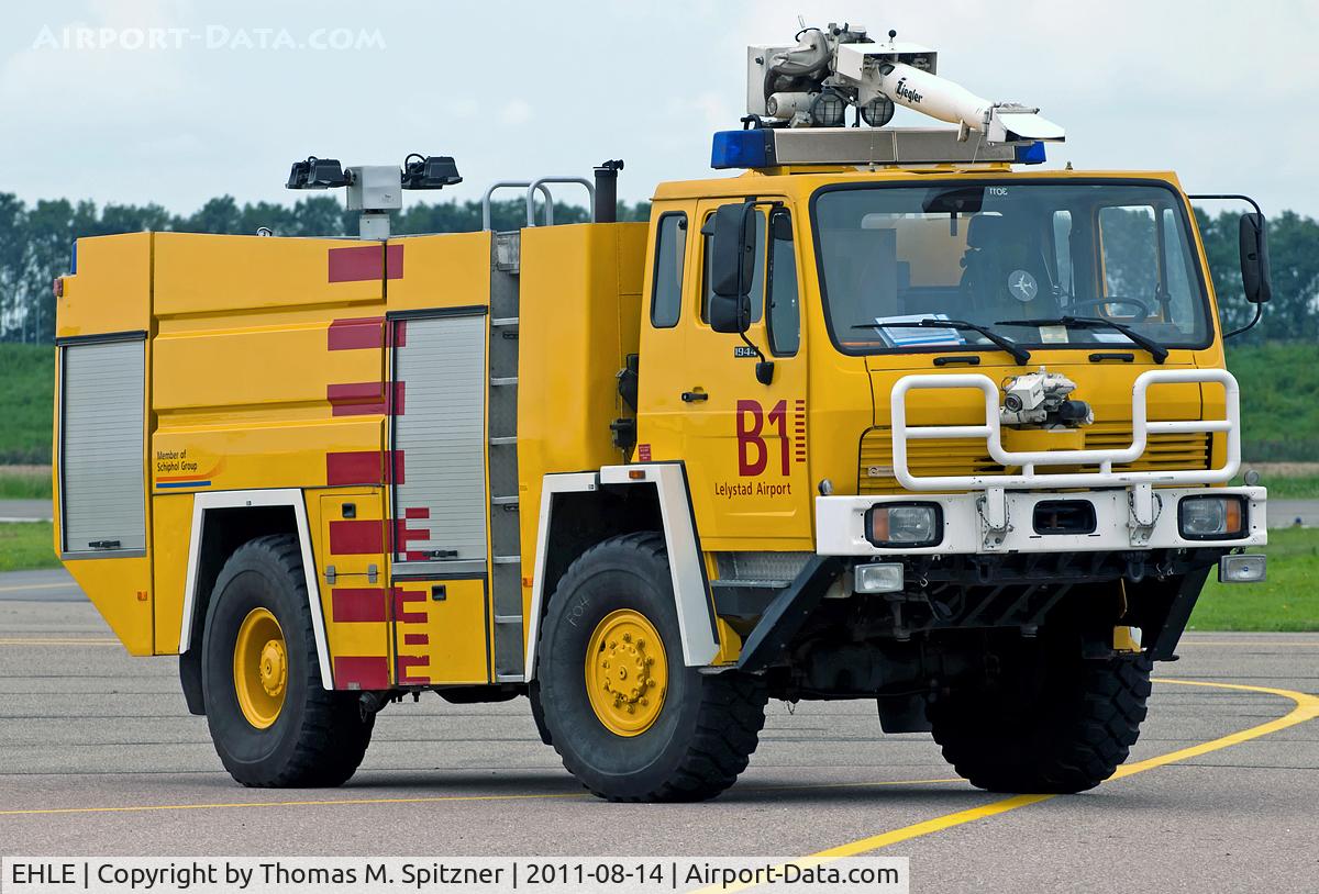 Lelystad Airport, Lelystad Netherlands (EHLE) - B1 Lelystad Airport fire brigade