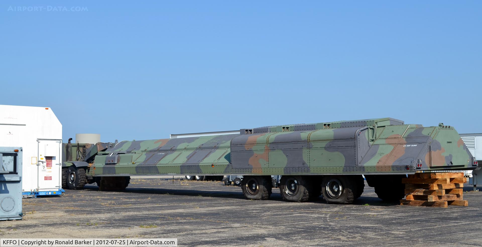 Wright-patterson Afb Airport (FFO) - Hard Mobile Launcher (HML) for the MGM-134 Midgetman ICBM