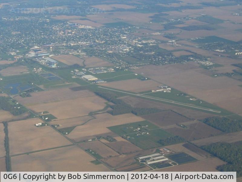 Williams County Airport (0G6) - Looking NW from 4500'