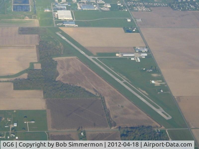 Williams County Airport (0G6) - Looking west at 4500'