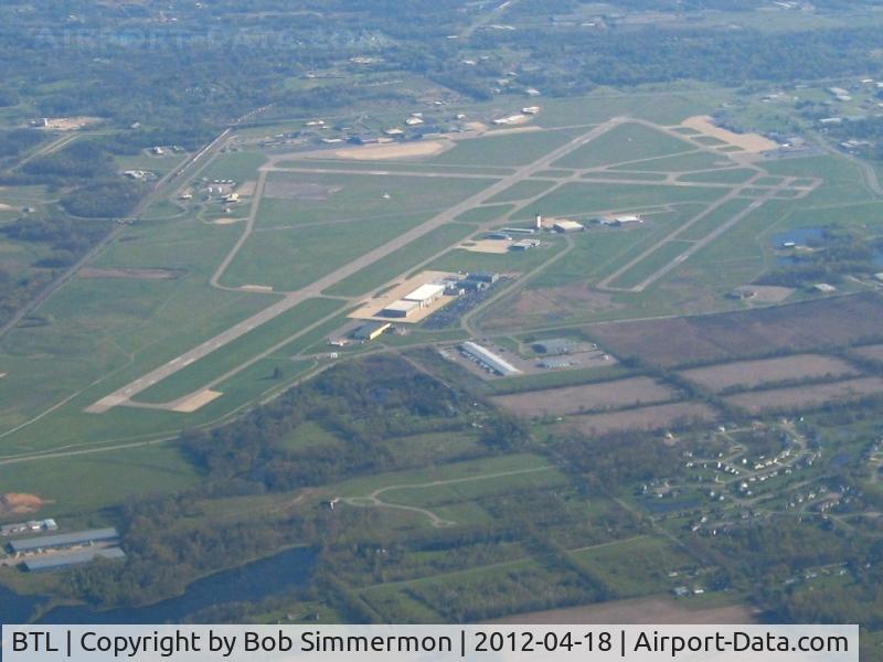 W K Kellogg Airport (BTL) - Looking north.