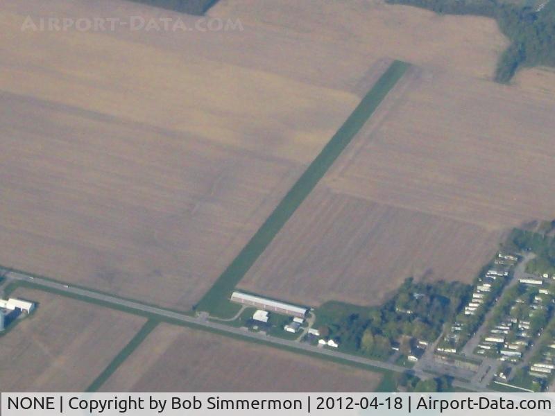 NONE Airport - Uncharted airstrip on the west side of Rt. 15 about a mile north of Bryan, OH.